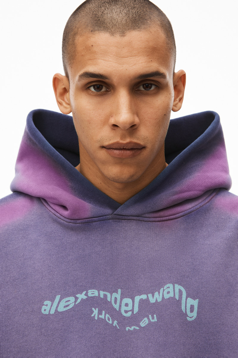 LONG-SLEEVE HOODIE IN GARMENT DYED TERRY 5