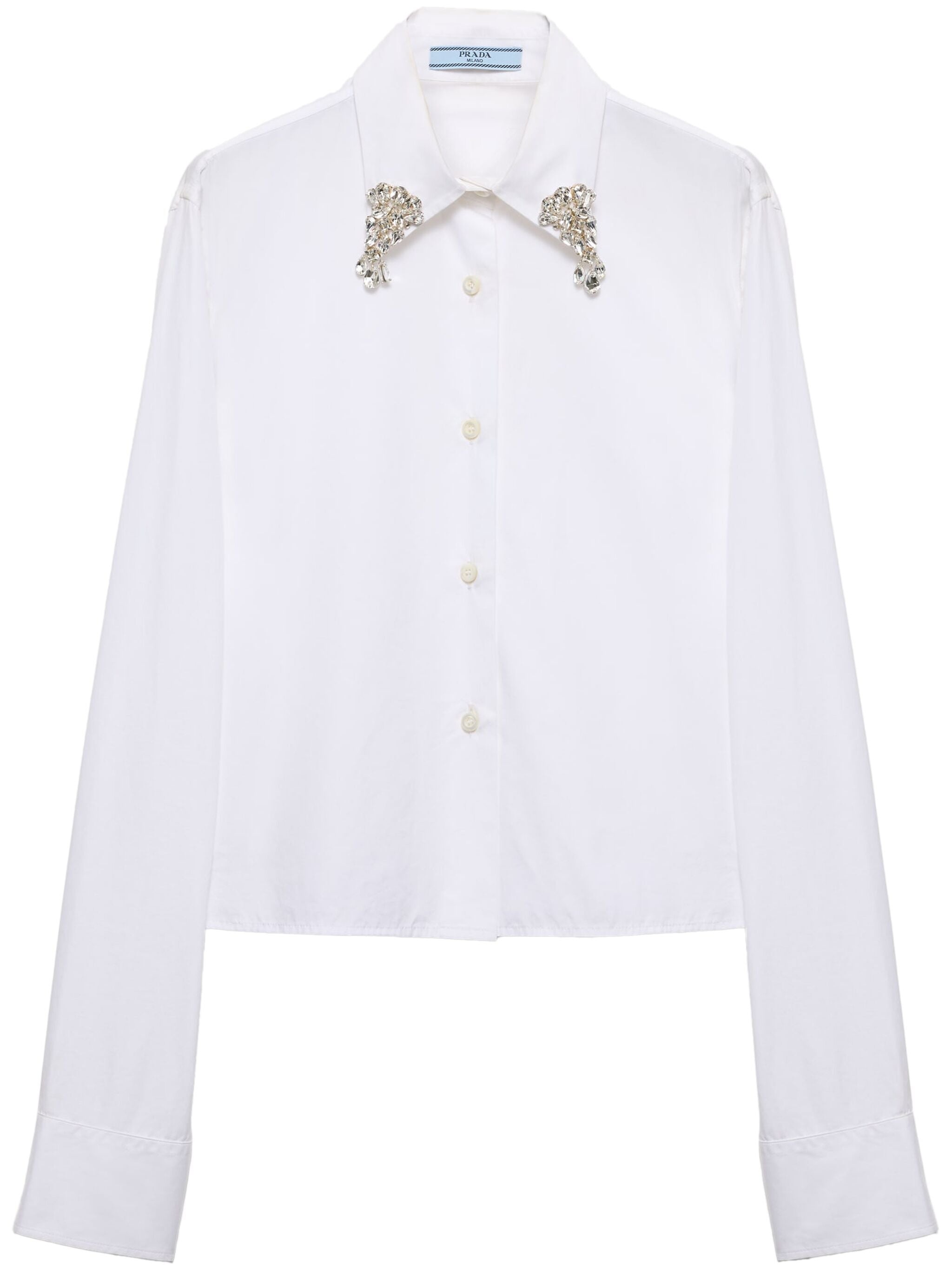 Crystal-embellishmed Shirt - 1