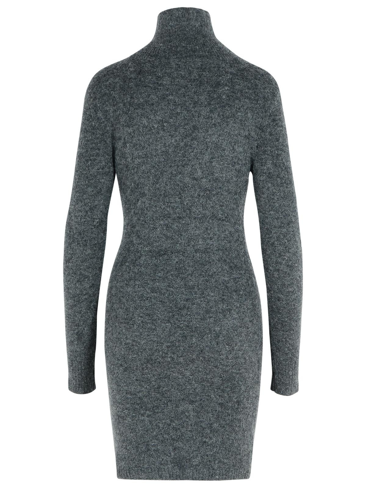 Isabel Marant Etoile 'Ohara' Dark Grey Baby Alpaca Blend Dress Women - 3