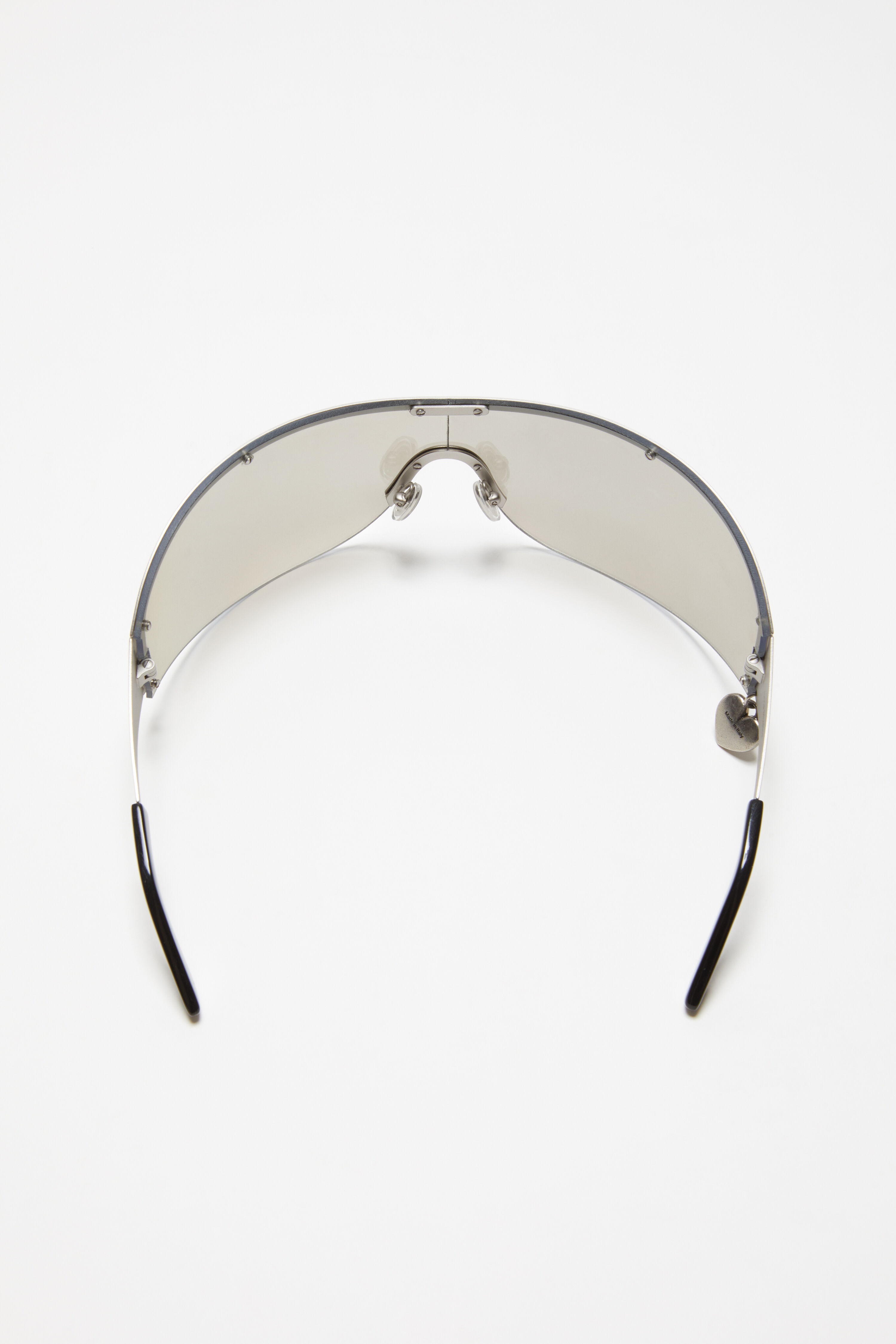 Metal frame sunglasses - Silver/transparent - 6