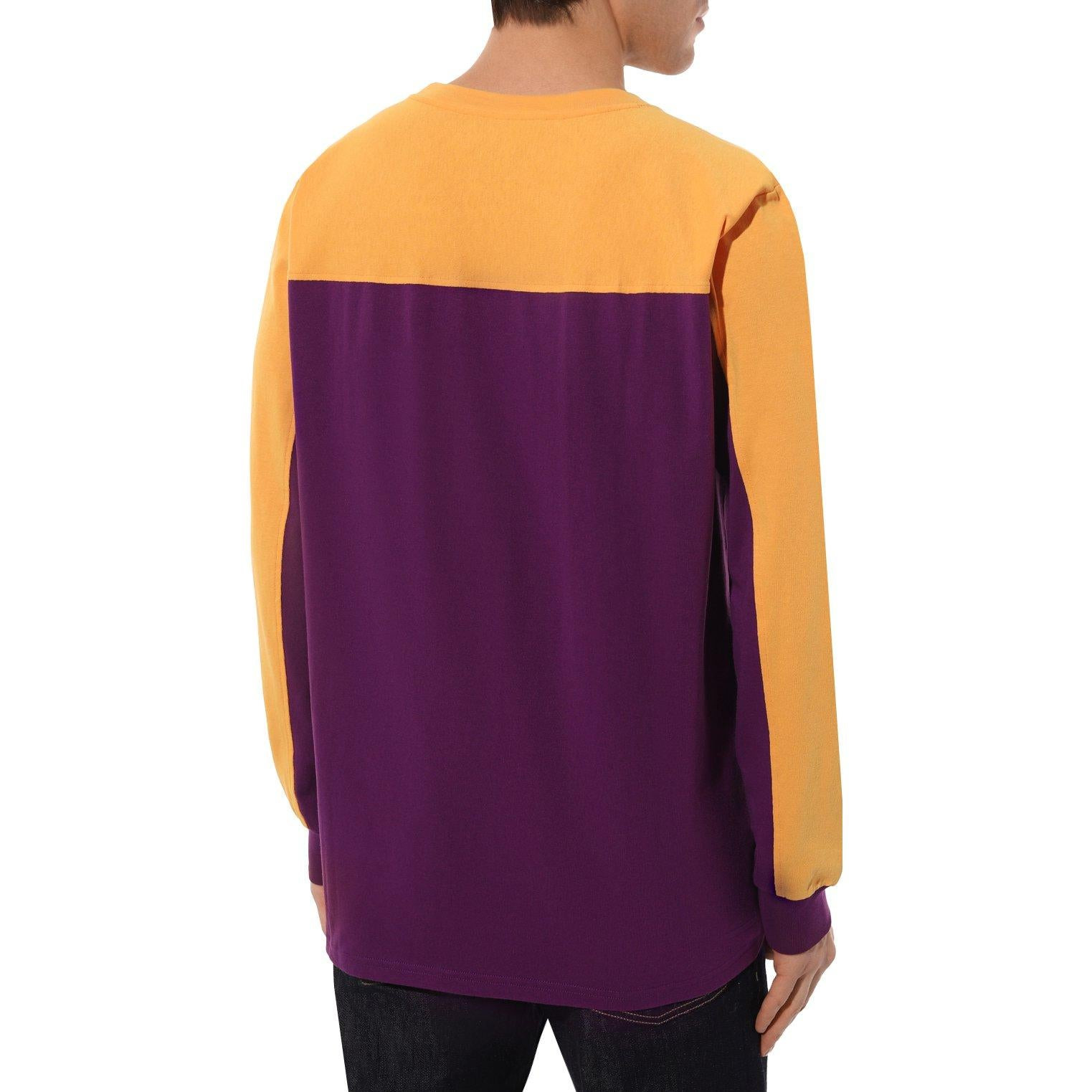 Gucci x The North Face Long Sleeve Cotton T-Shirt 'Purple Yellow' 671439-XJDRA-5481 - 3
