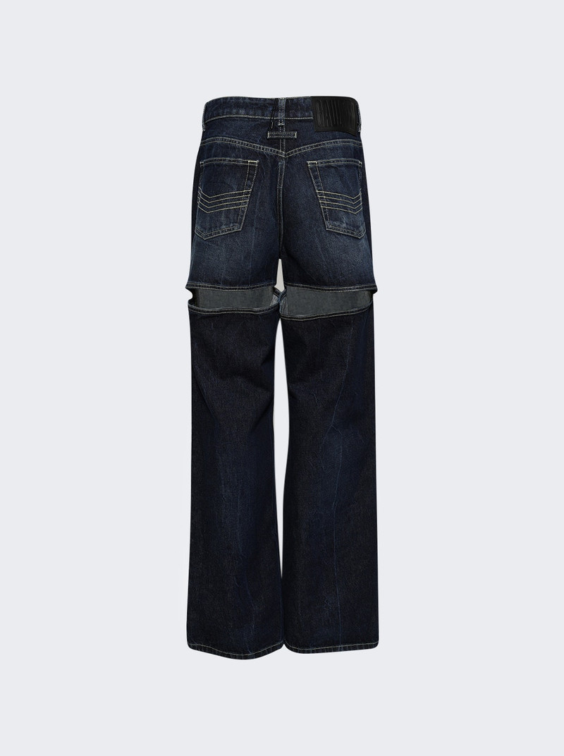 Jean Paul Gaultier Cut-out Jeans Dark Vintage Blue outlook