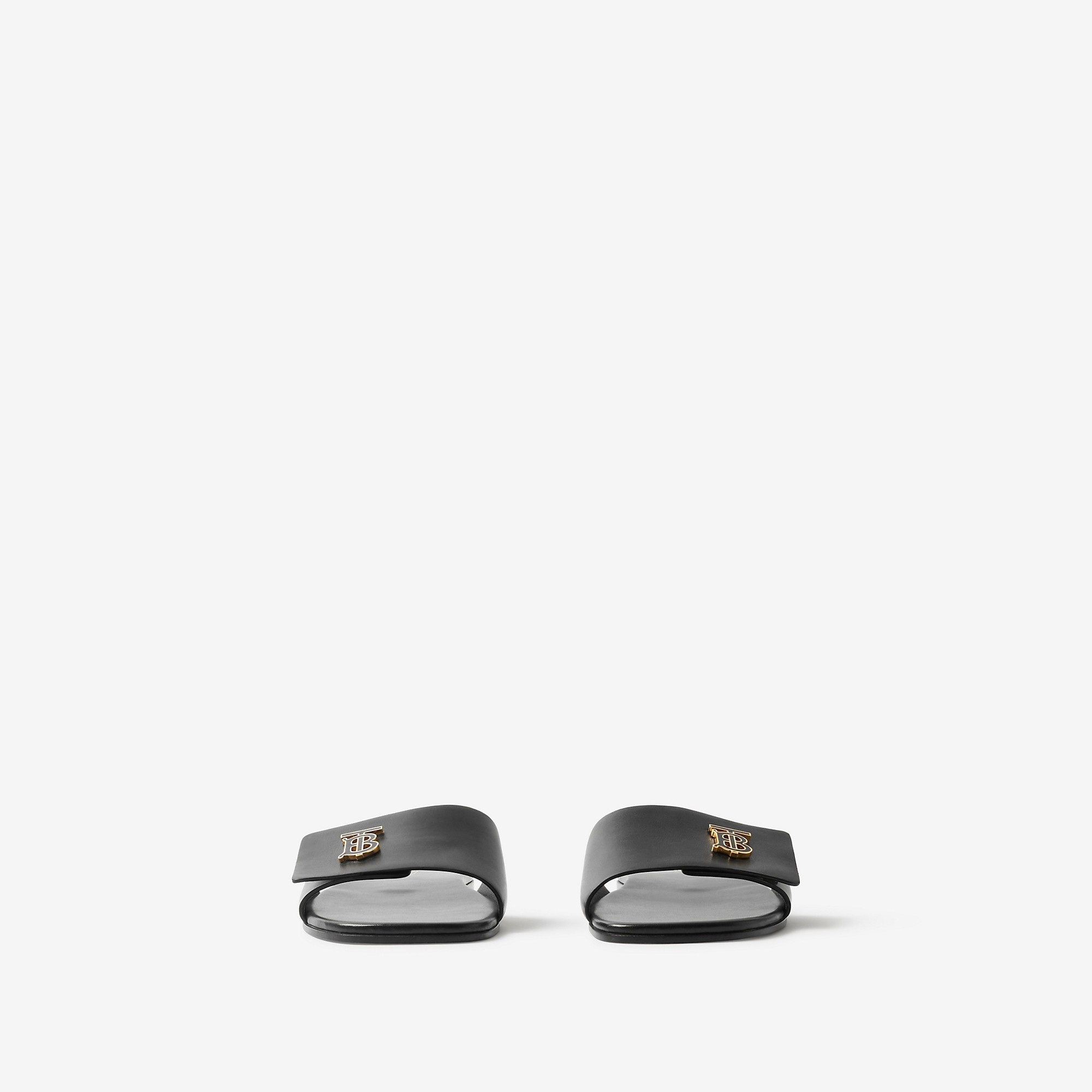 Monogram Motif Leather Slides - 2