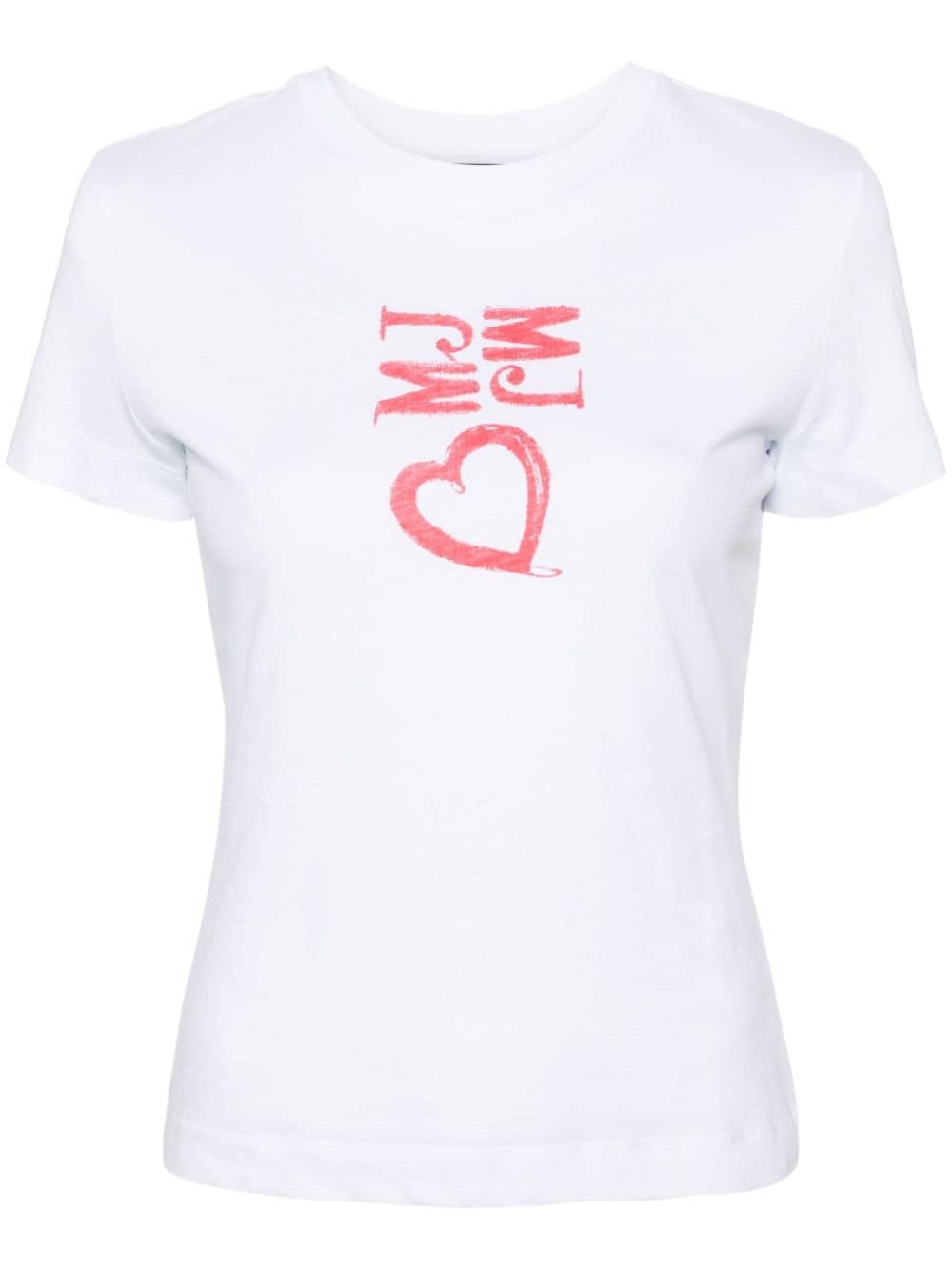 logo-print cotton T-shirt - 1