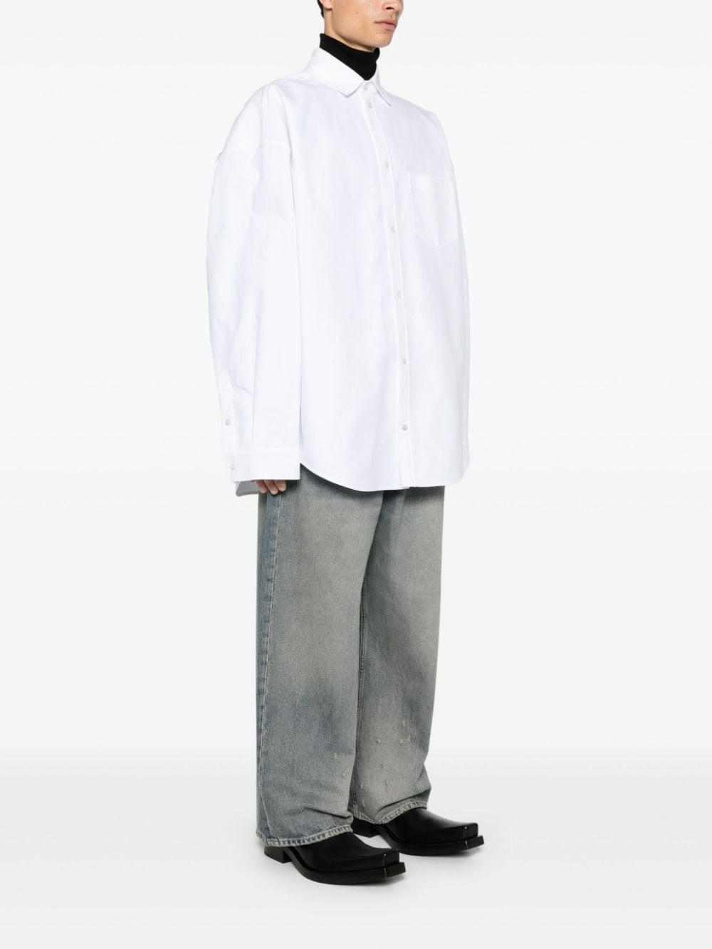 Balenciaga Shirts White - 4