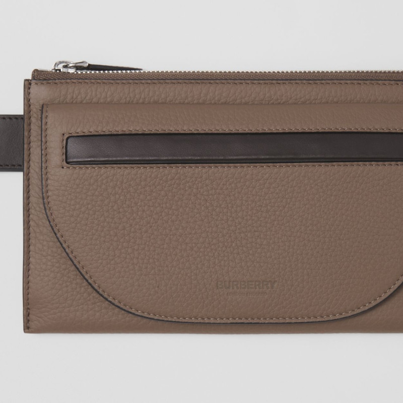 Burberry Two-tone Leather Olympia Belt Bag outlook