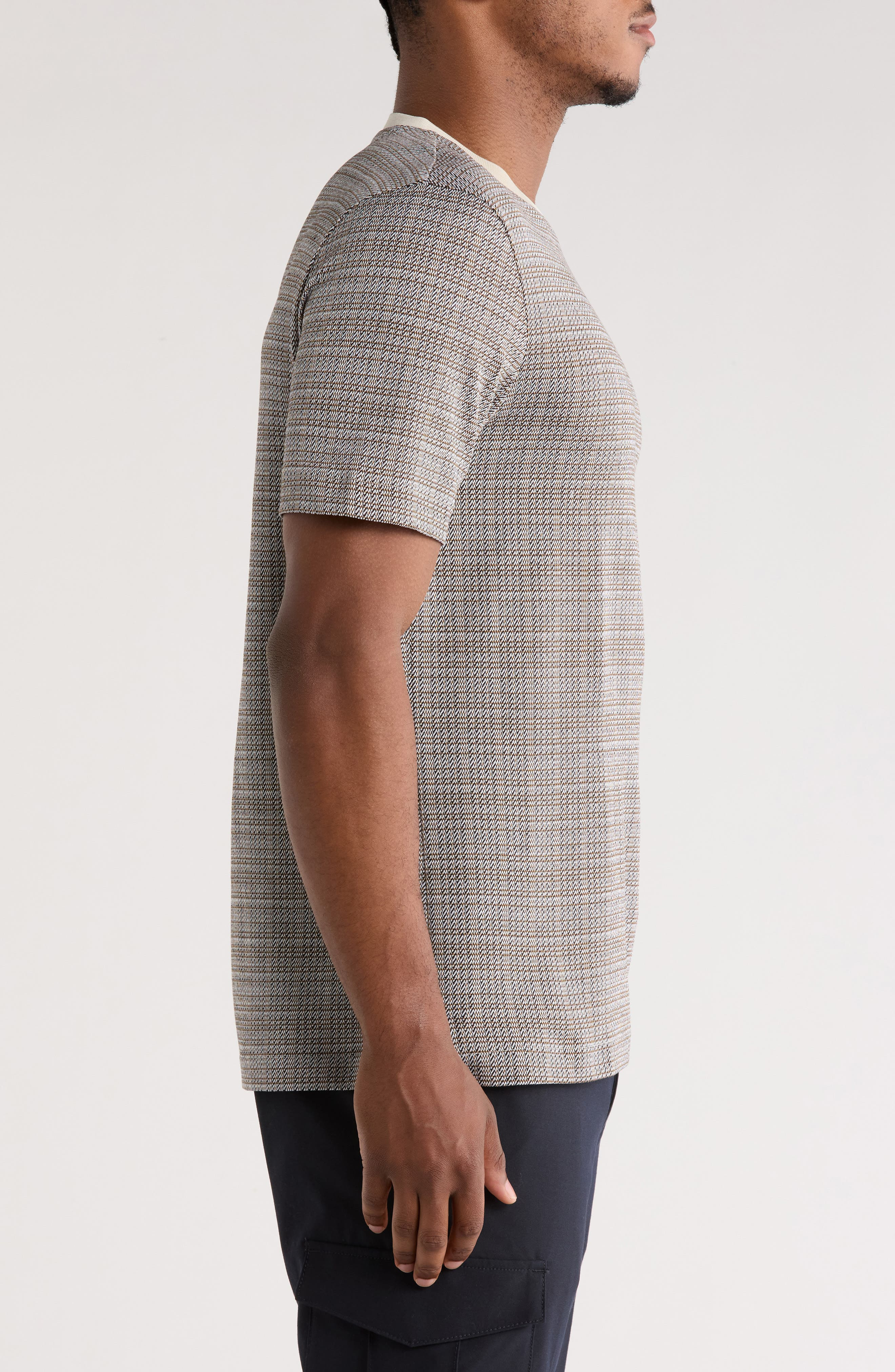 BOSS Taut Jersey Cotton T-Shirt in Open White at Nordstrom - 3