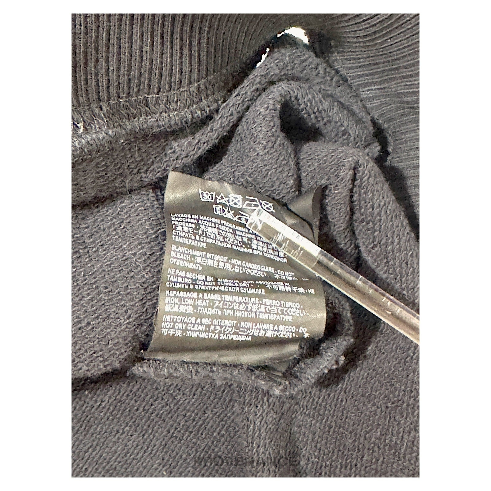 Saint Laurent Paris SLP Logo Hoodie - Black S - 10