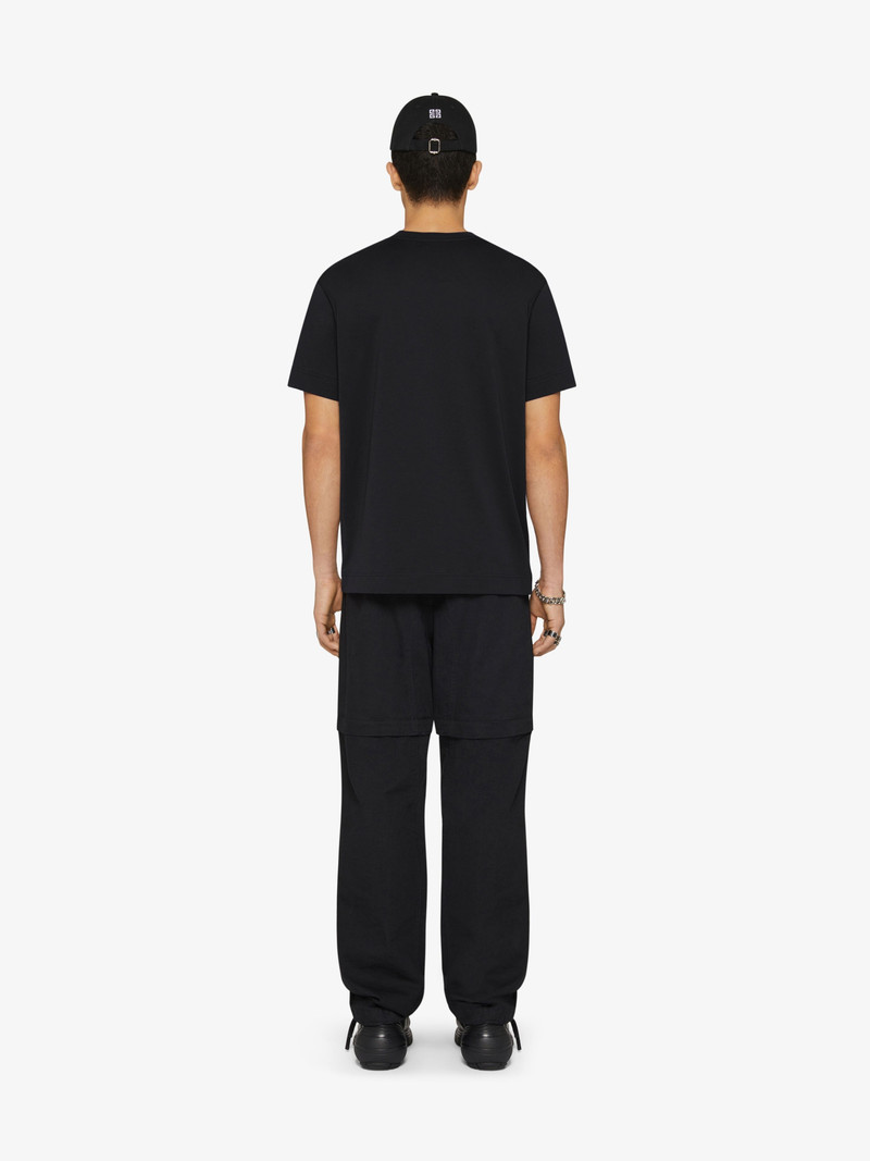 SLIM FIT T-SHIRT IN COTTON WITH GIVENCHY LOGO 4