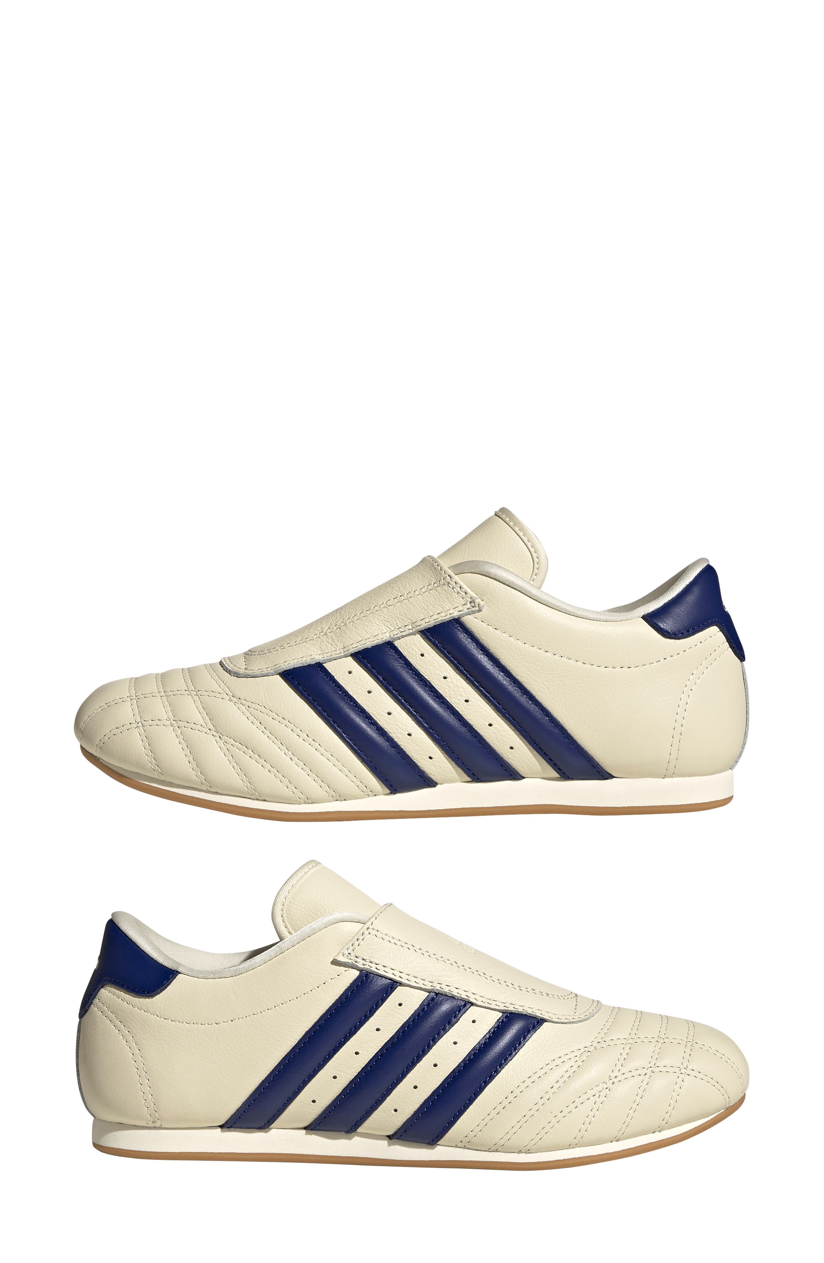 adidas Taekwondo Shoe in Cream White/Victory Blue/Gum at Nordstrom - 2