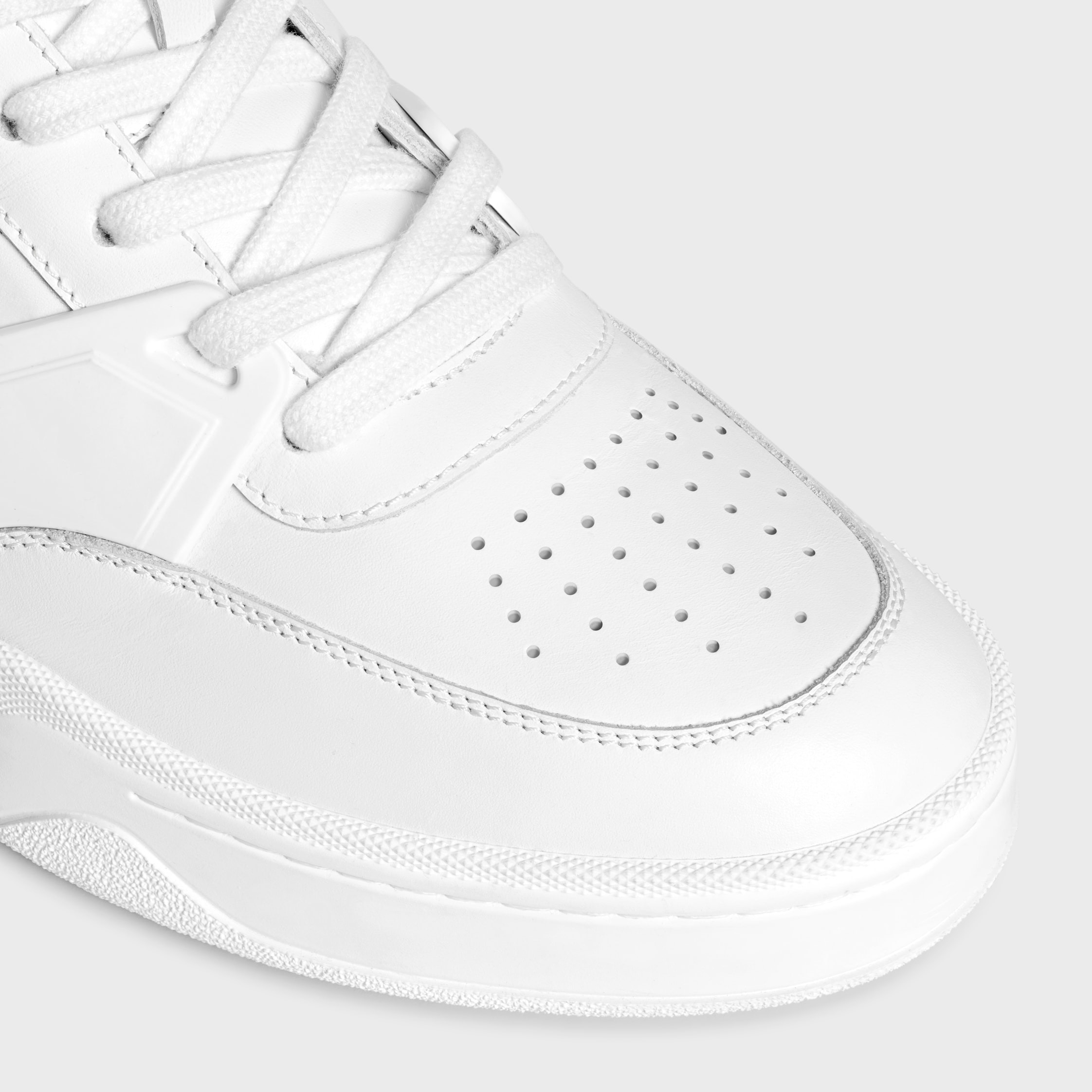 CELINE TRAINER CT-09 LOW TOP SNEAKER IN CALFSKIN AND MESH - 4