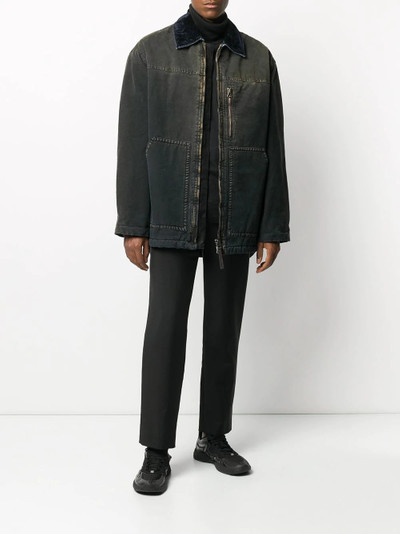 Acne Studios stonewashed chore jacket outlook