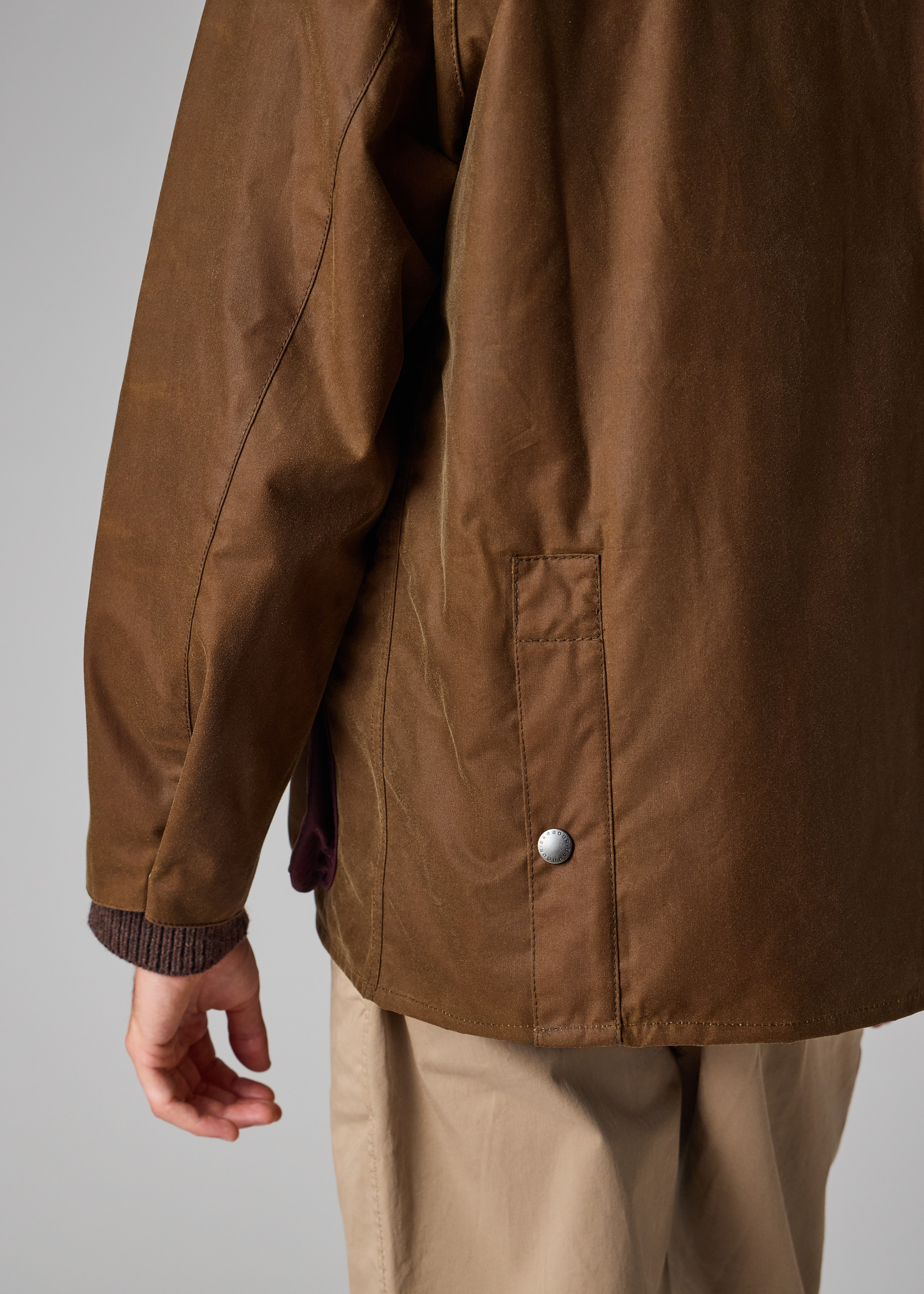 Paul Smith loves Barbour - Tan Oversized Bedale Wax Jacket - 15