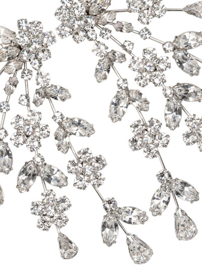 Jennifer Behr 18kt gold plated Daphne crystal drop earrings outlook