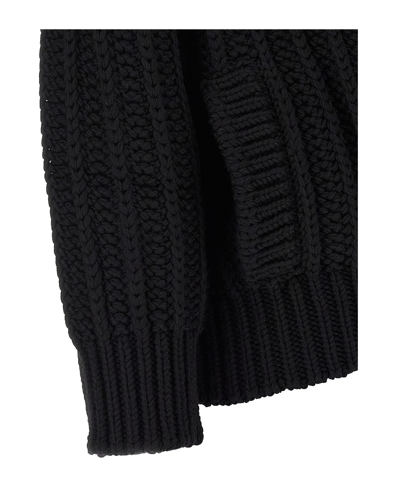 Coarse Wool Cardigan - 4