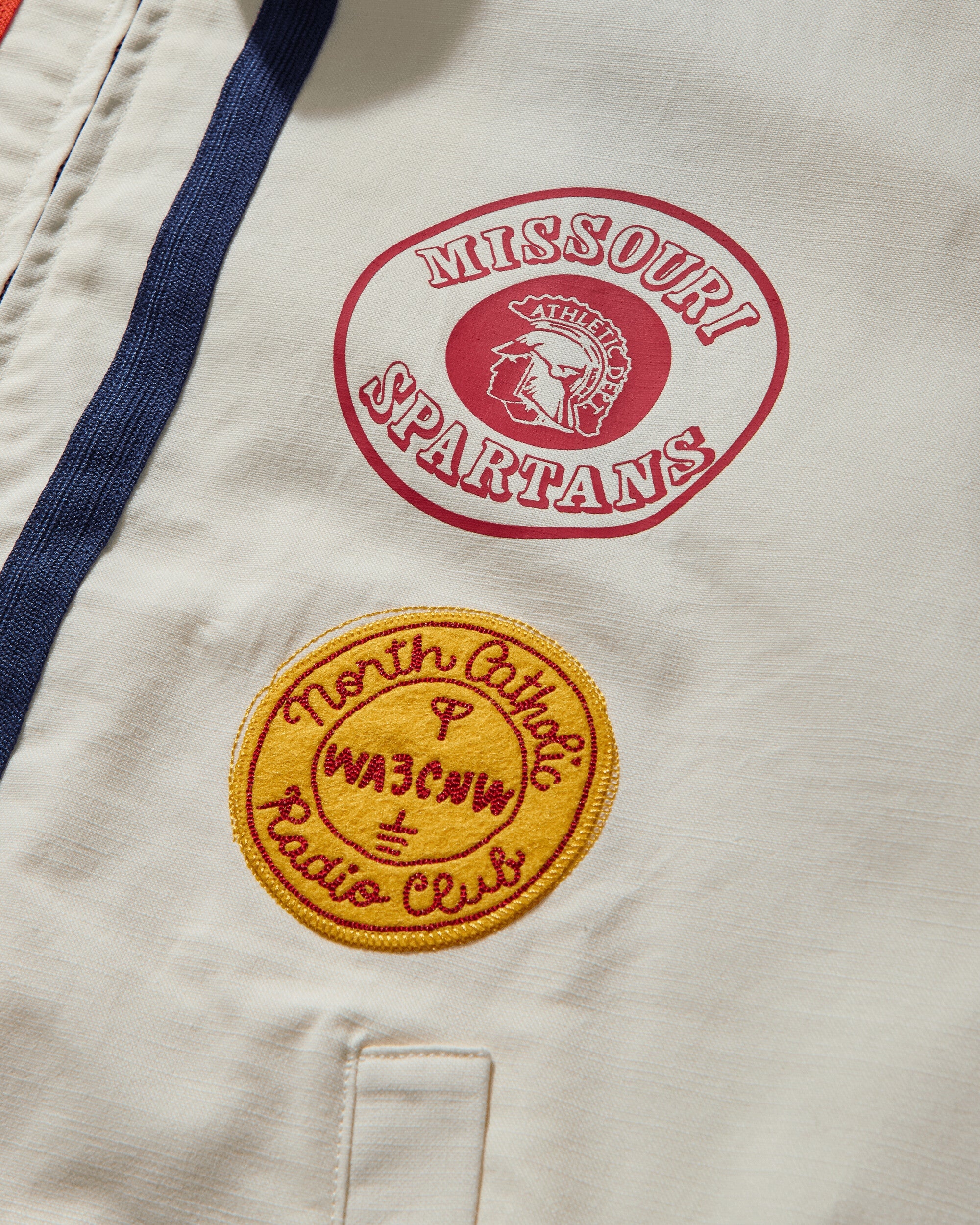 Men's 60's Campus Jacket Pearl - 3