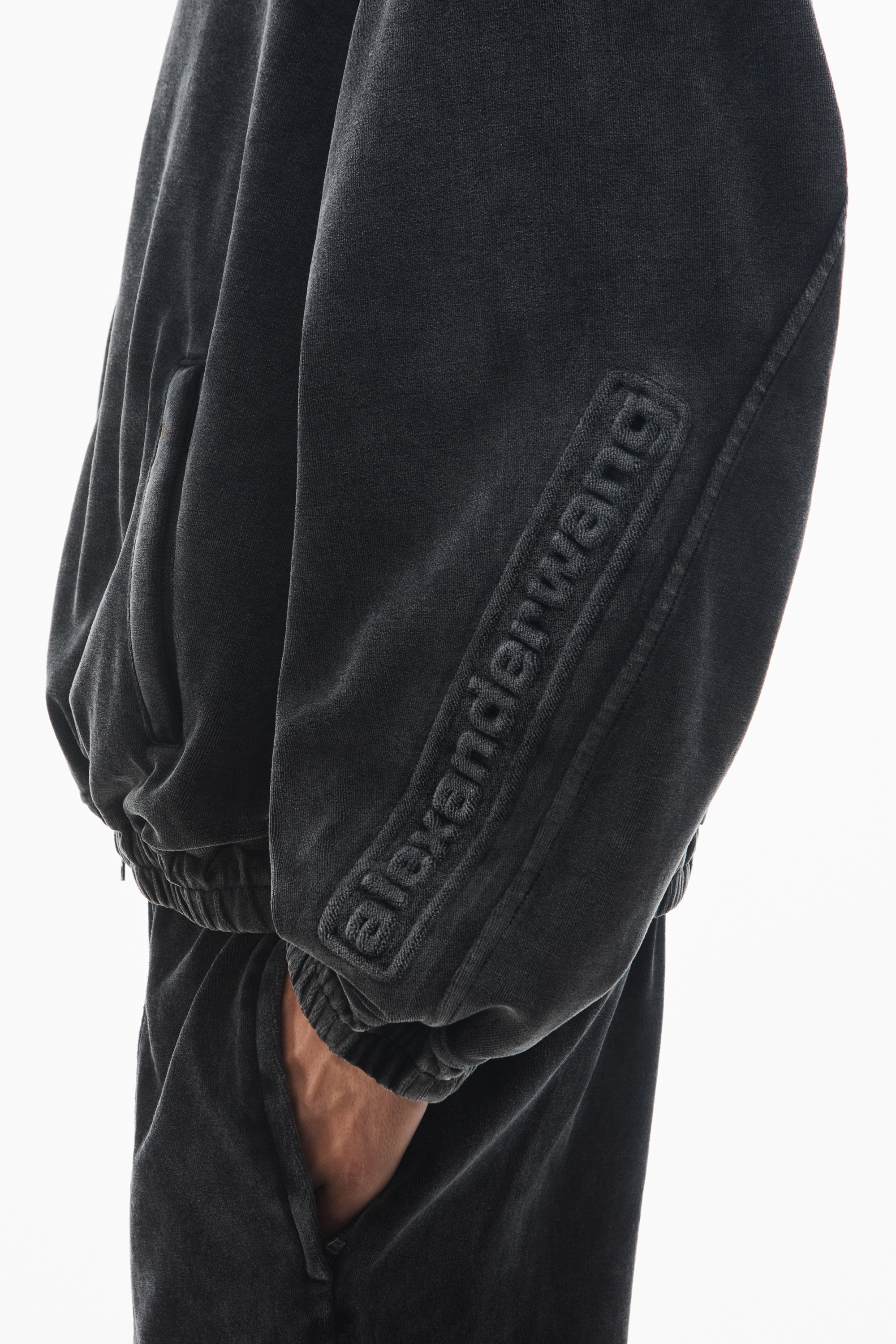 logo-embossed track jacket - 3