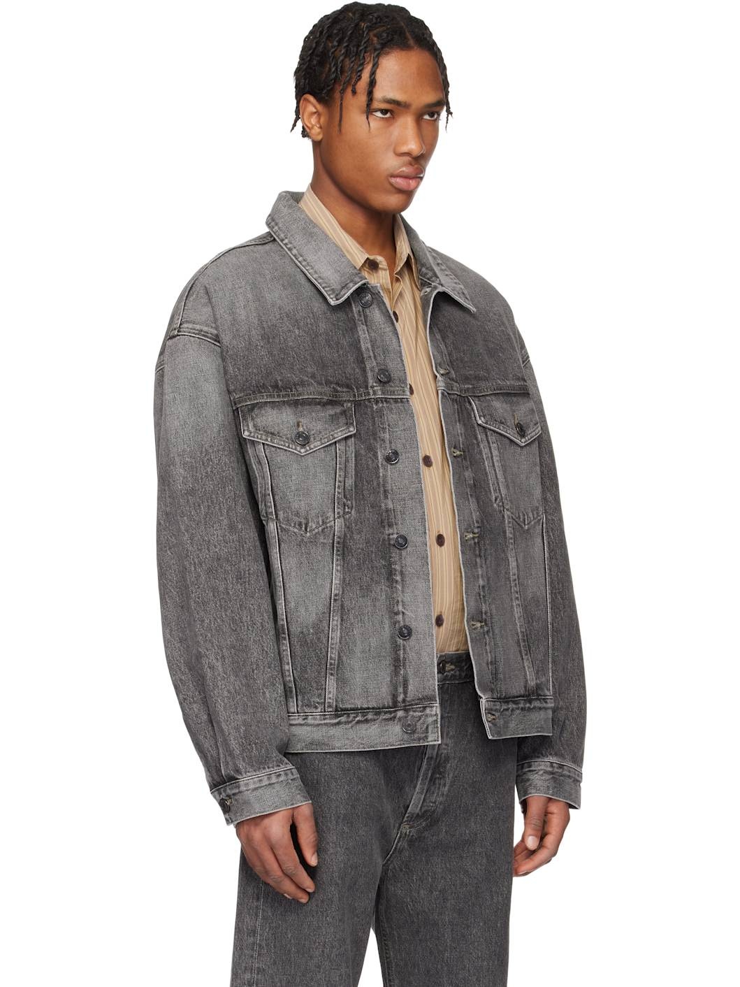 Gray Stephano Denim Jacket - 2