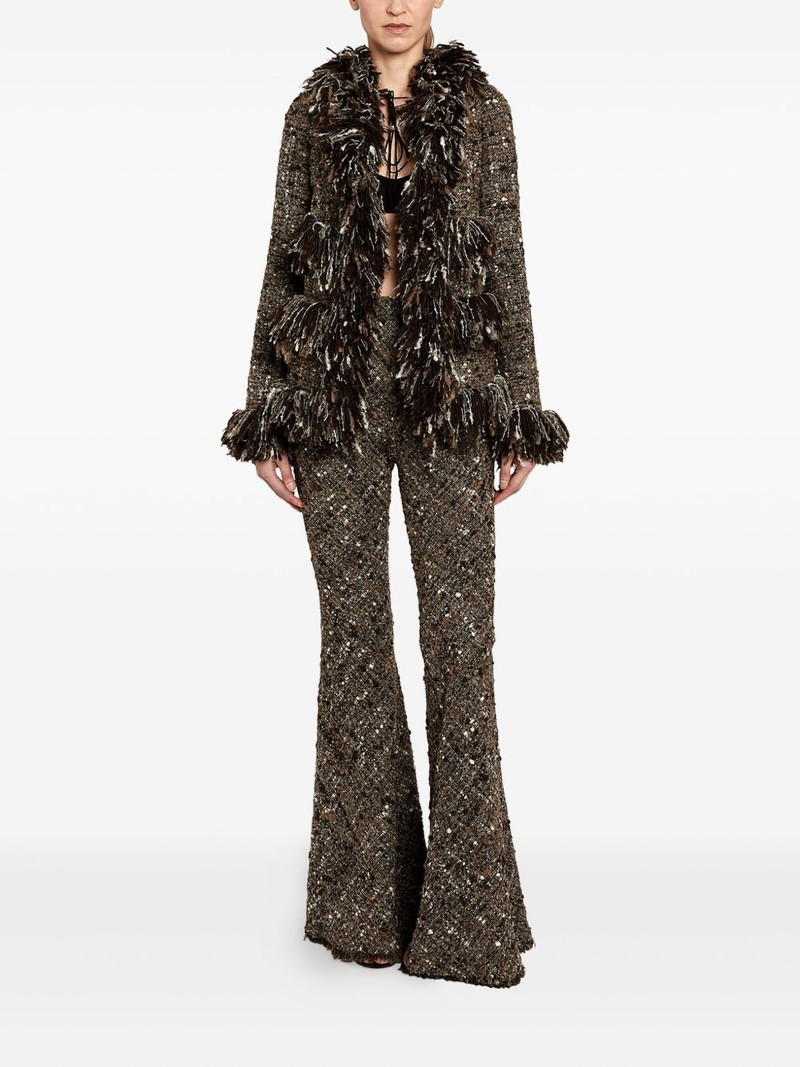 GIAMBATTISTA VALLI bouclé fringe jacket outlook