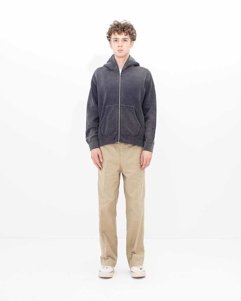 JUMBO SB SWEAT HOODIE F.Z. CRASH BLACK - 2
