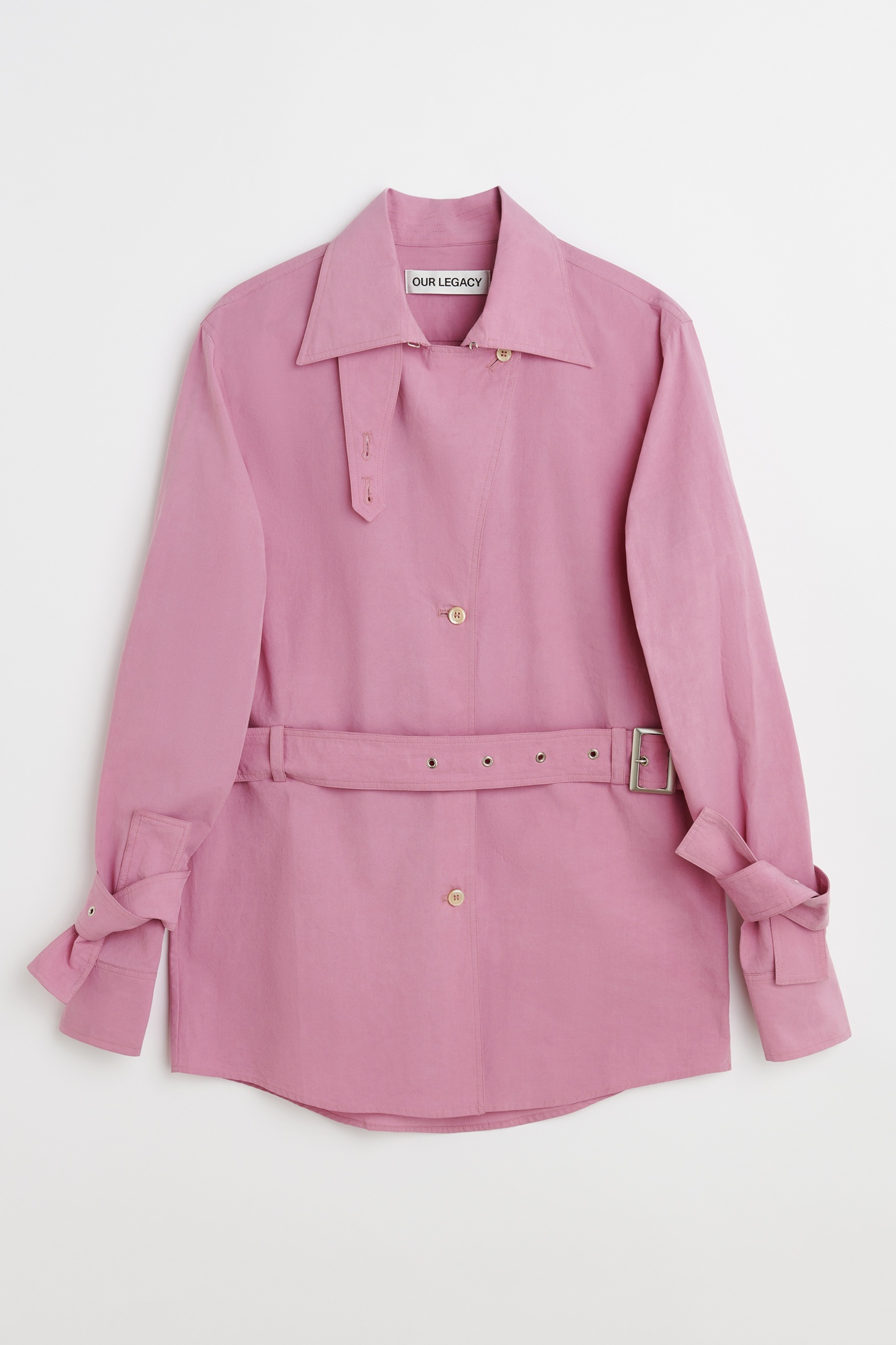 Trench Shirt Duchess Pink Organic Poplin - 1