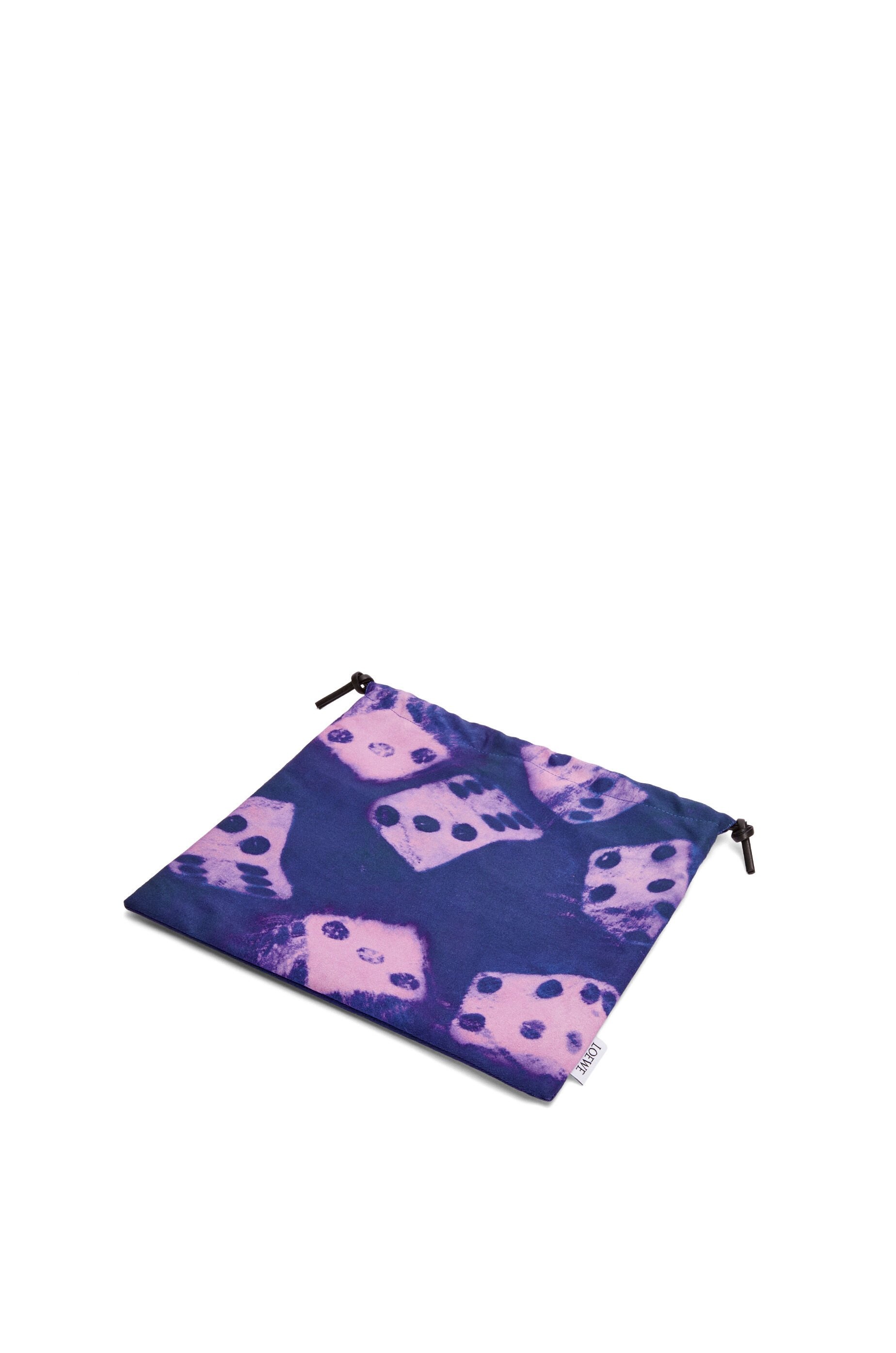 Small drawstring pouch in canvas - 3