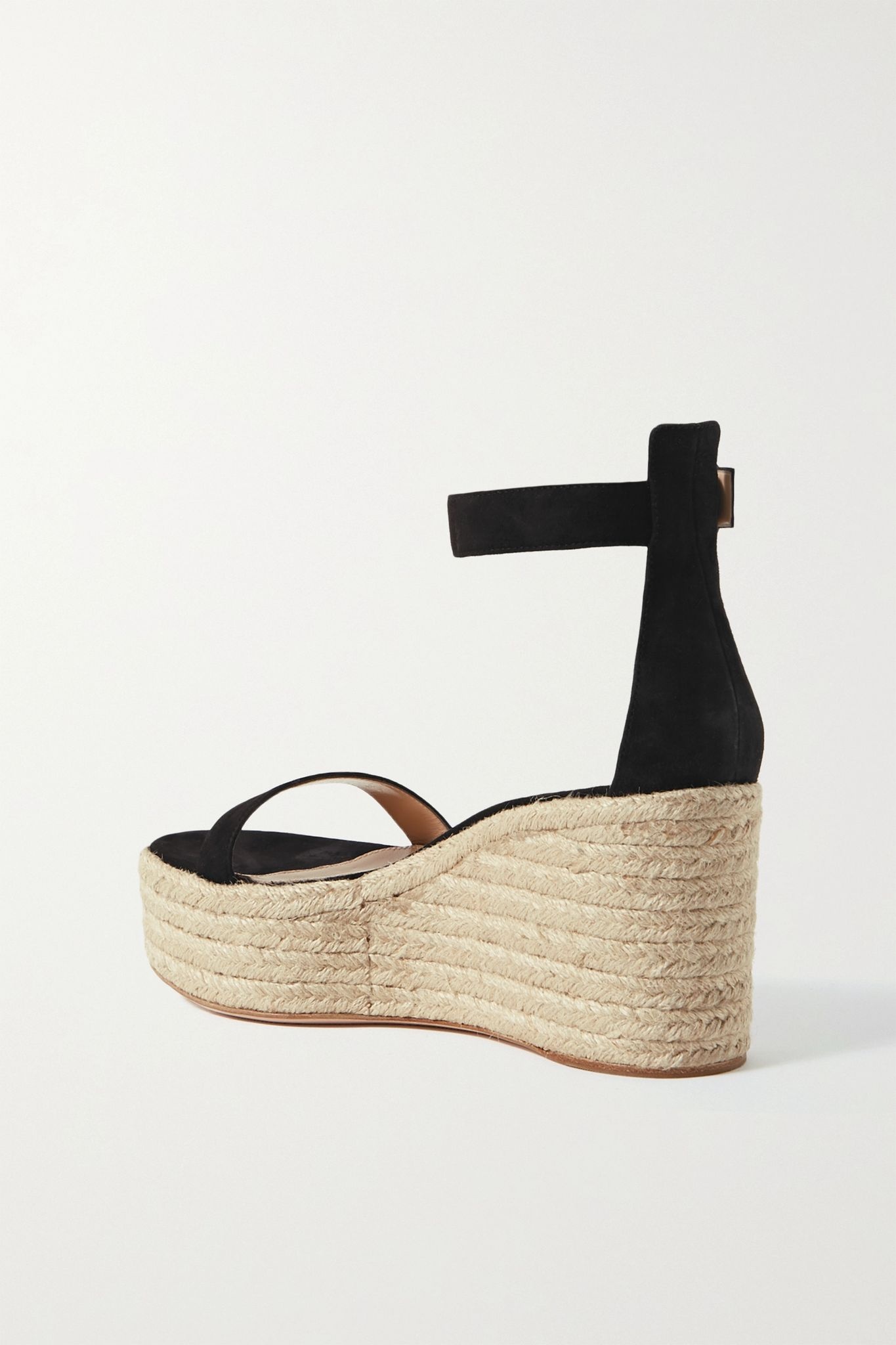 Portofino 85 suede espadrille platform sandals - 3