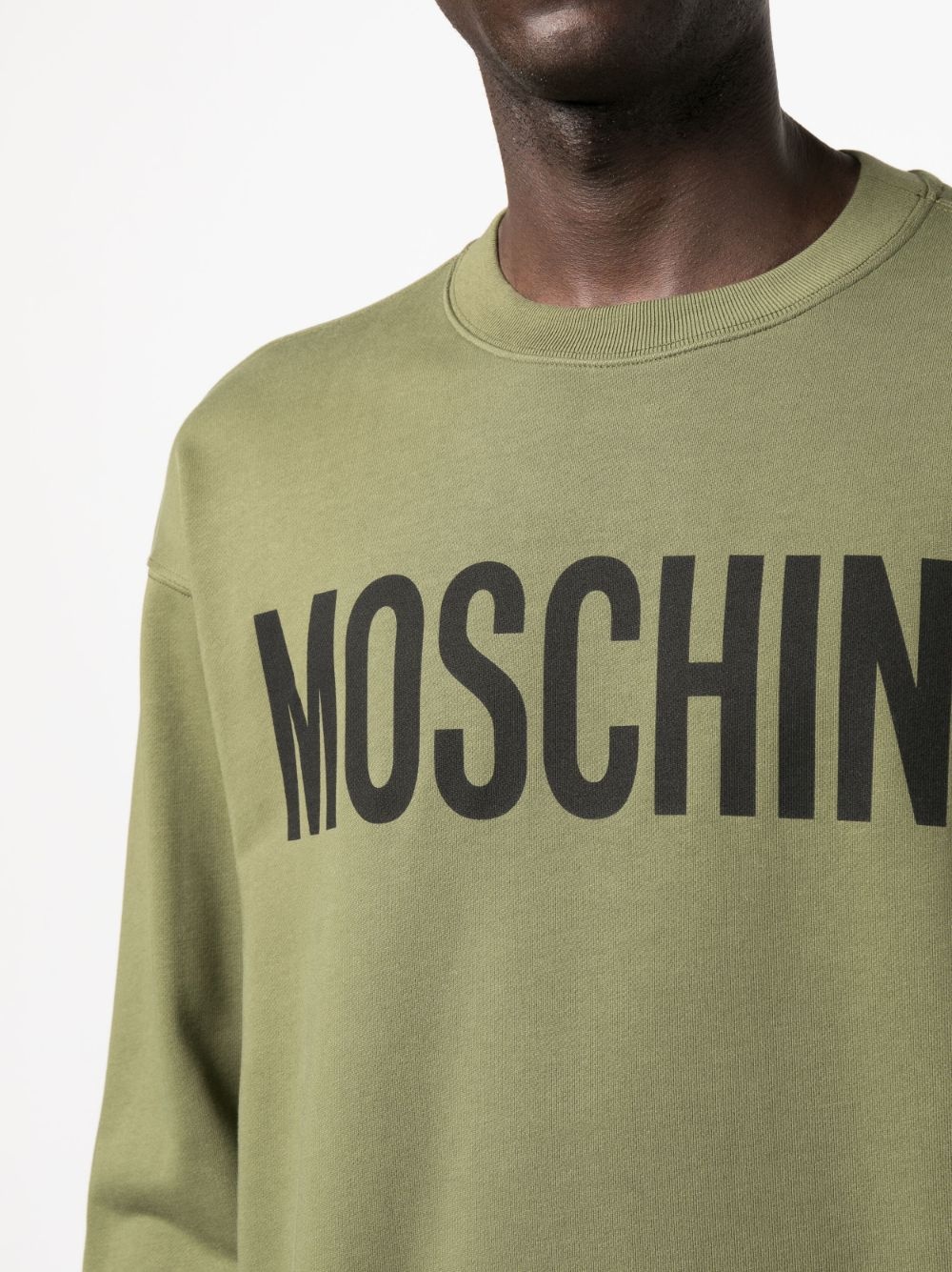 logo-print crew-neck sweatshirt - 5