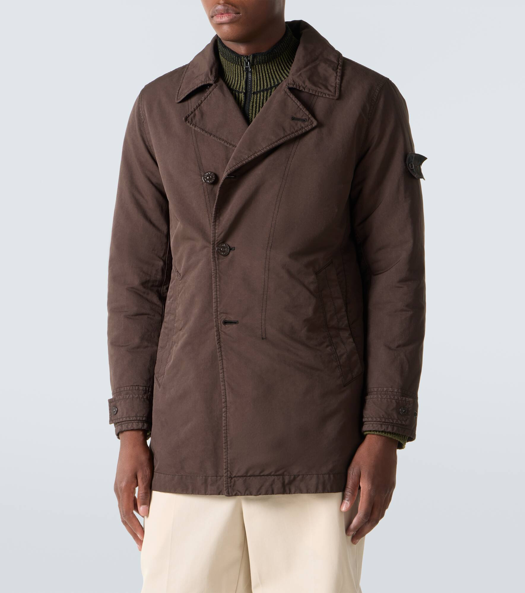 Ghost single-breasted car coat - 3