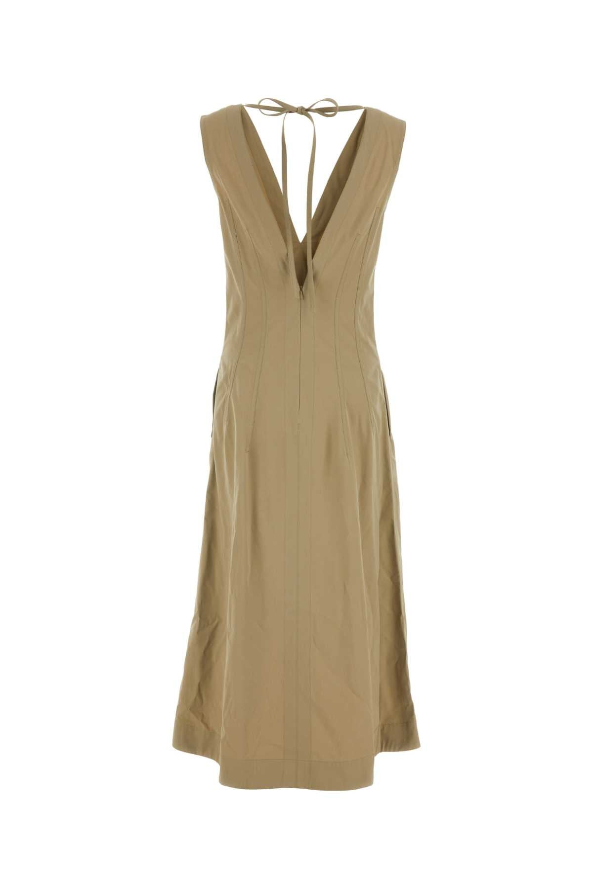 Bottega Veneta Women Cappuccino Cotton Blend Dress - 2