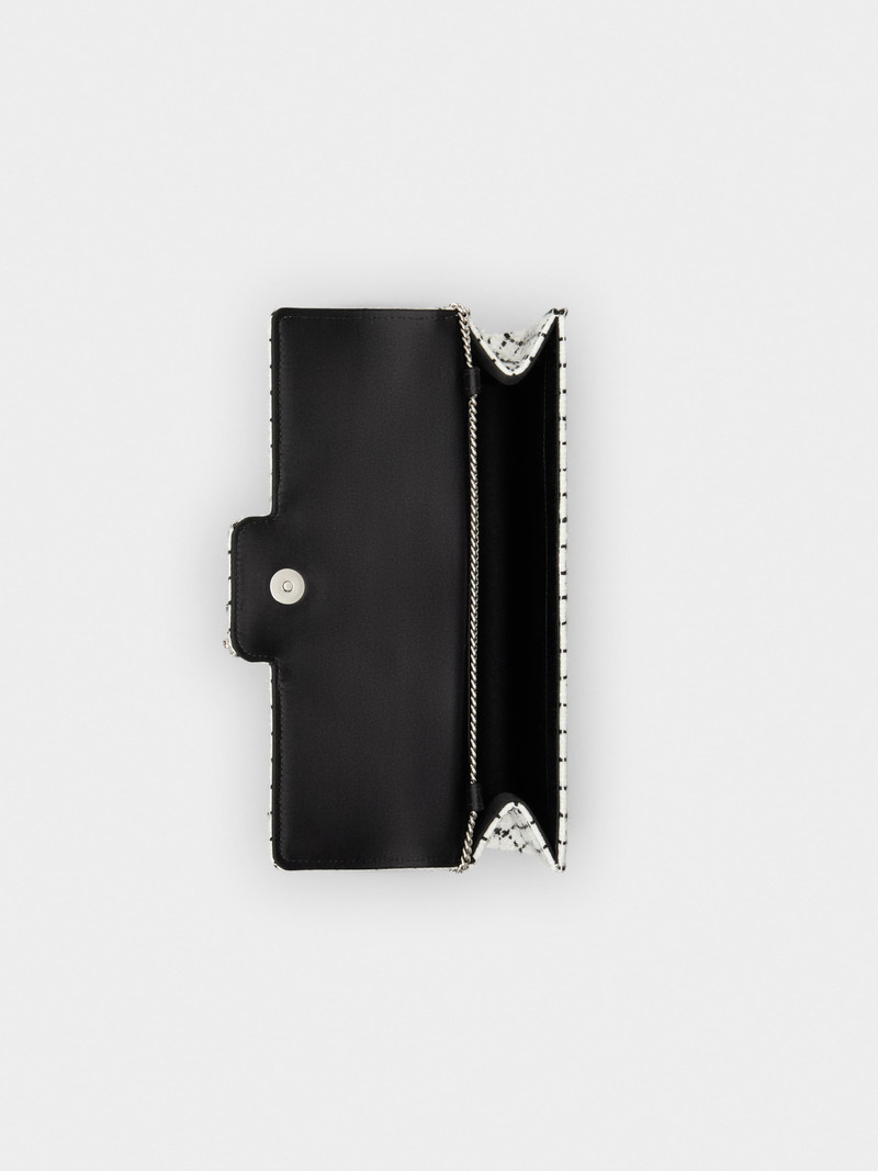 Efflorescence Clutch in tweed 5