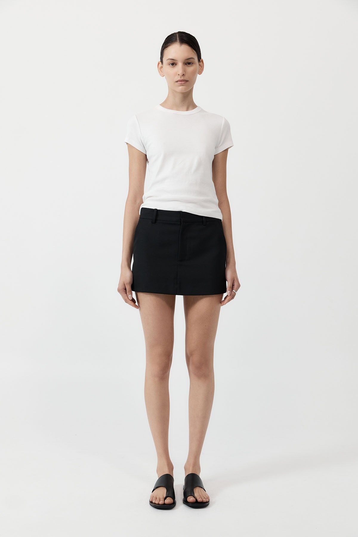 Carter Mini Skirt - Black - 2