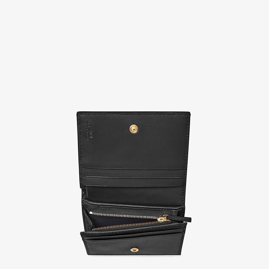 Black nappa leather wallet - 3