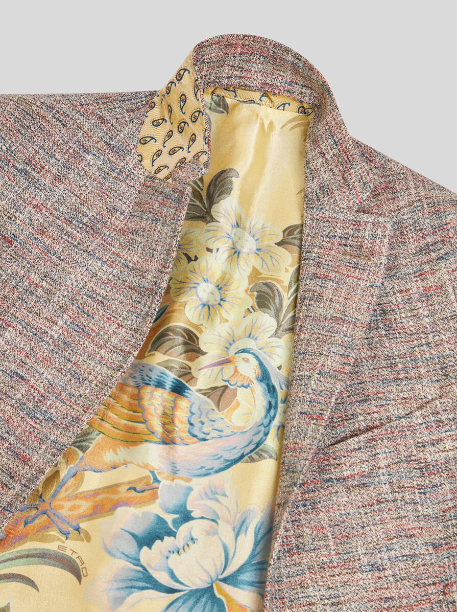 COTTON- AND WOOL-BLEND BLAZER - 6