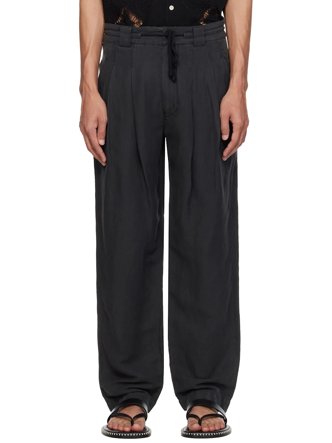 Black Sirius Trousers - 1