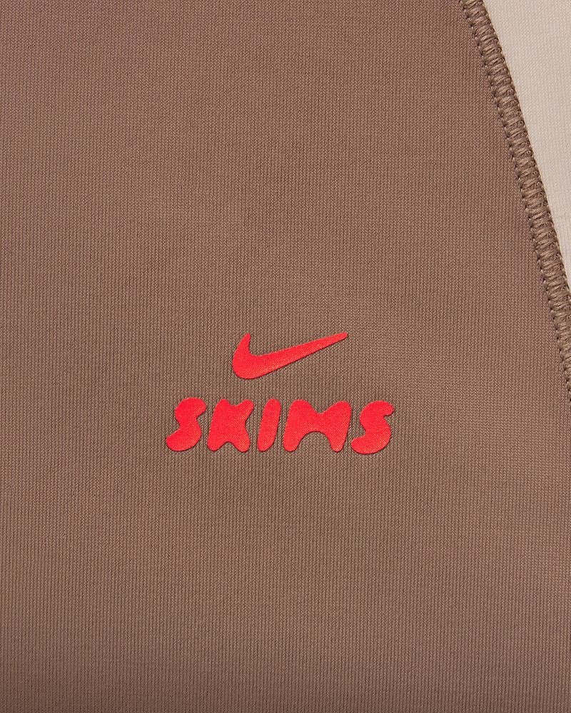 NikeSKIMS Shine Women's Zip-Front Long Bodysuit 6