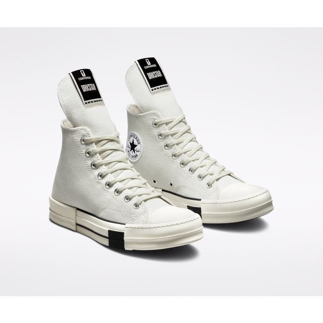 DRKSHDW x Converse white DRKSTAR sneakers - 4