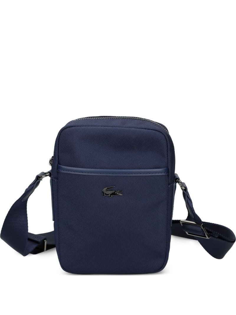 logo adjustable messenger bag 1