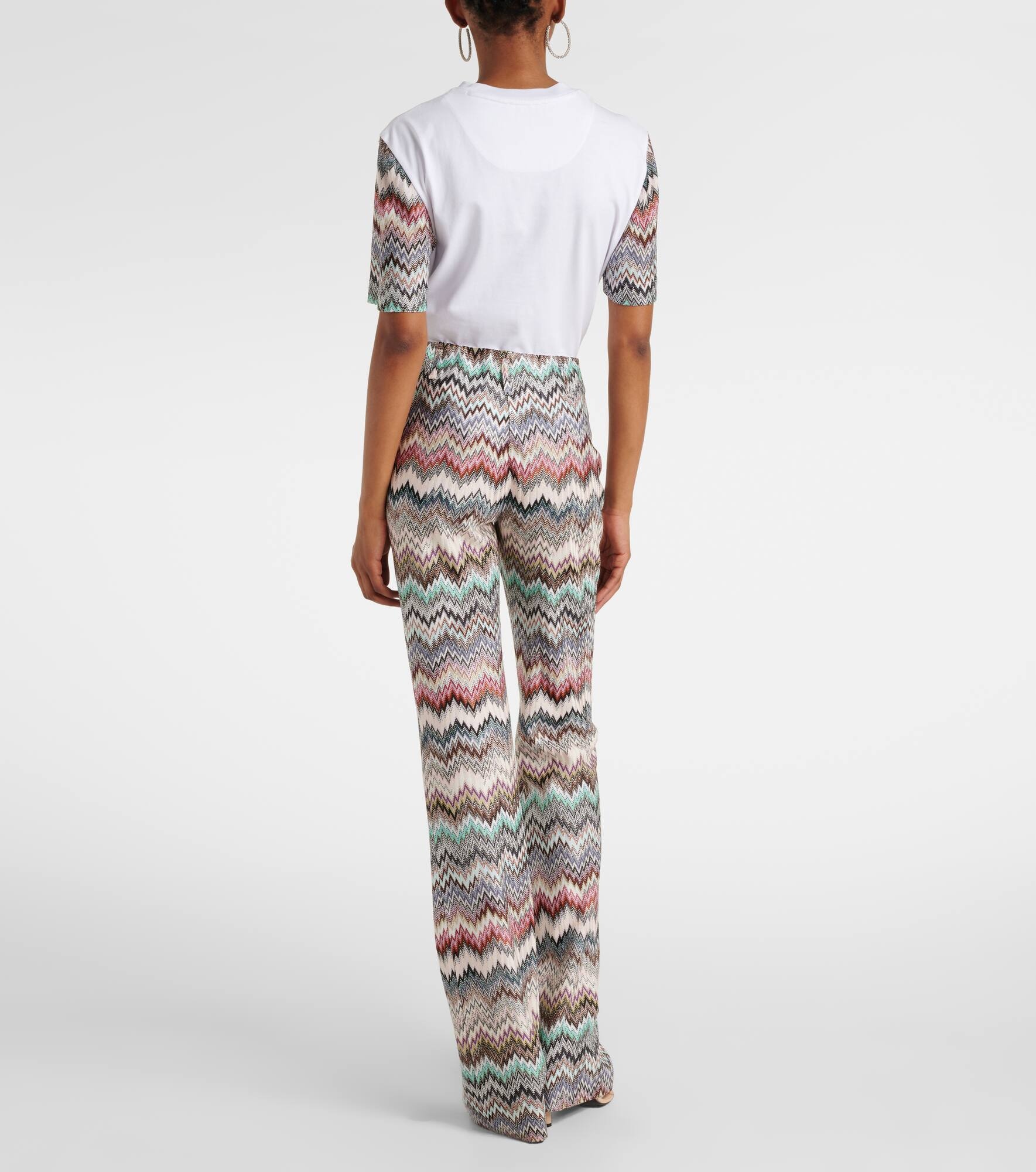 Zigzag flared pants - 3