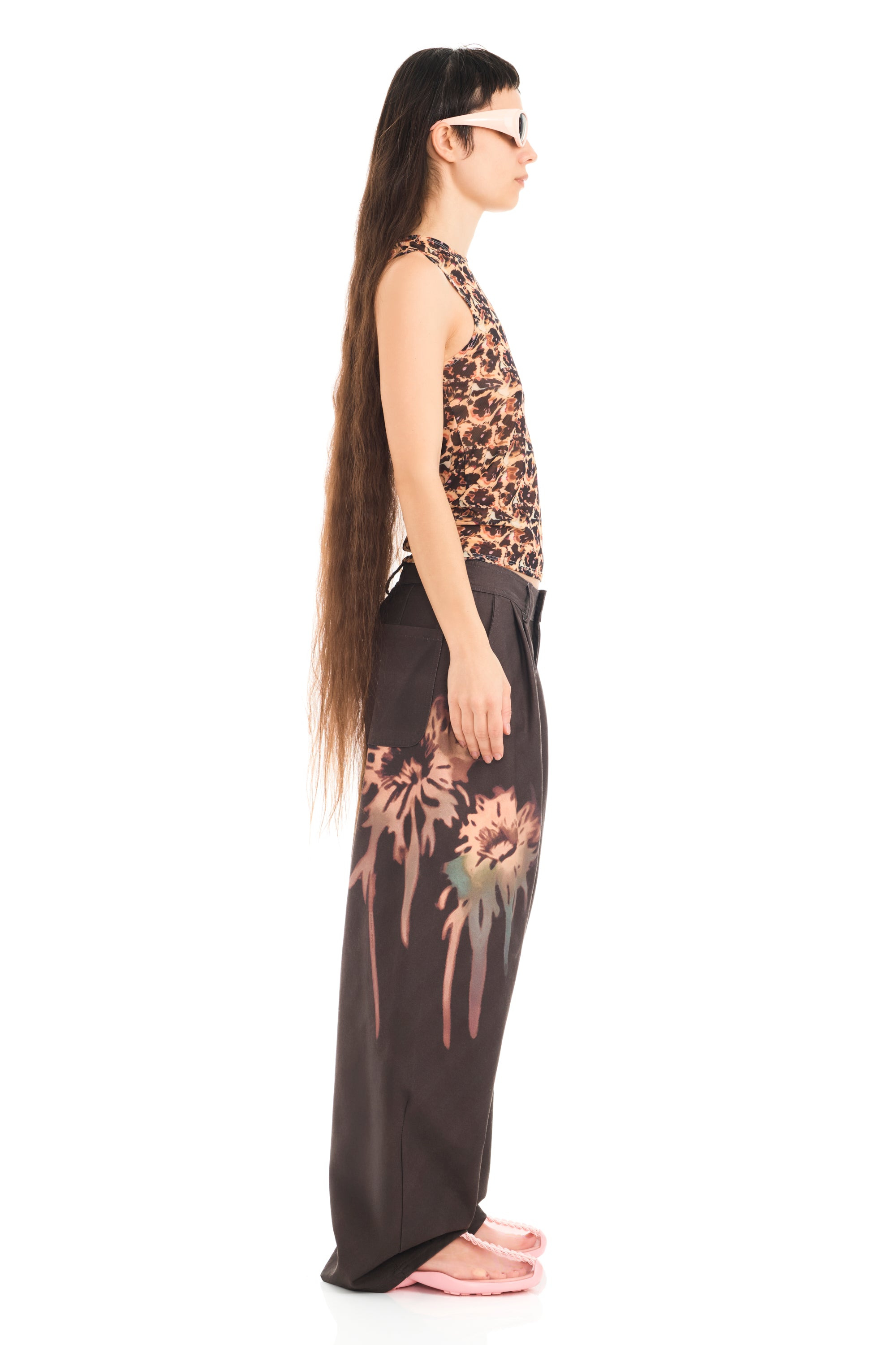LEOPARD PEONY DACHI CARDIO TANK - 9