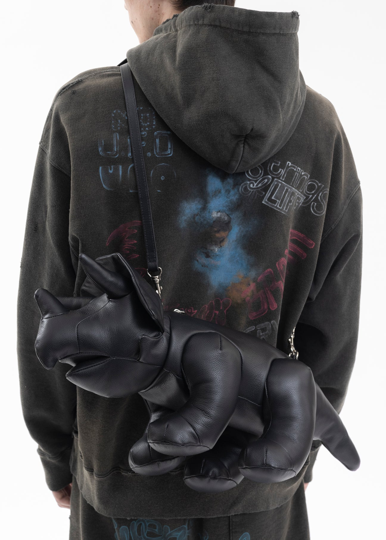 Black Bleached Hoodies - 5