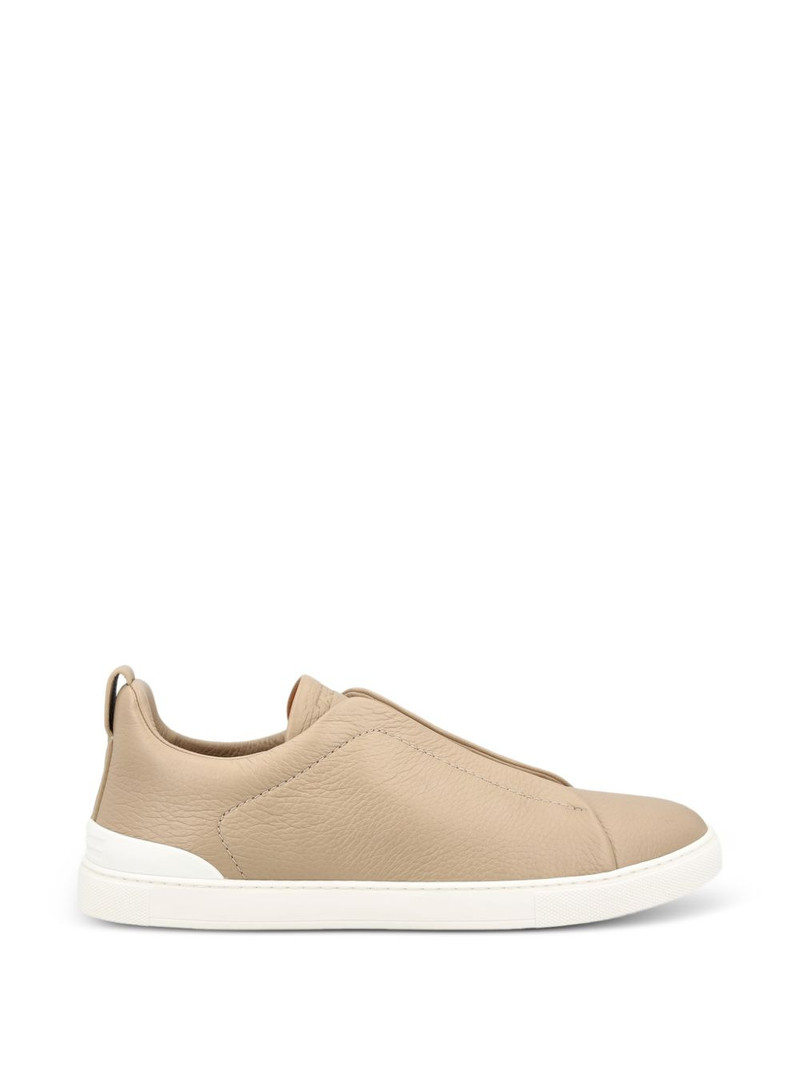 slip-on leather sneakers 1