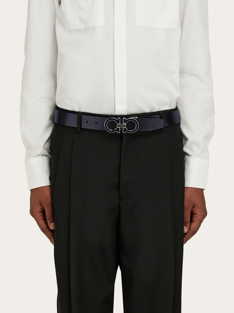 Reversible and adjustable Gancini belt 4