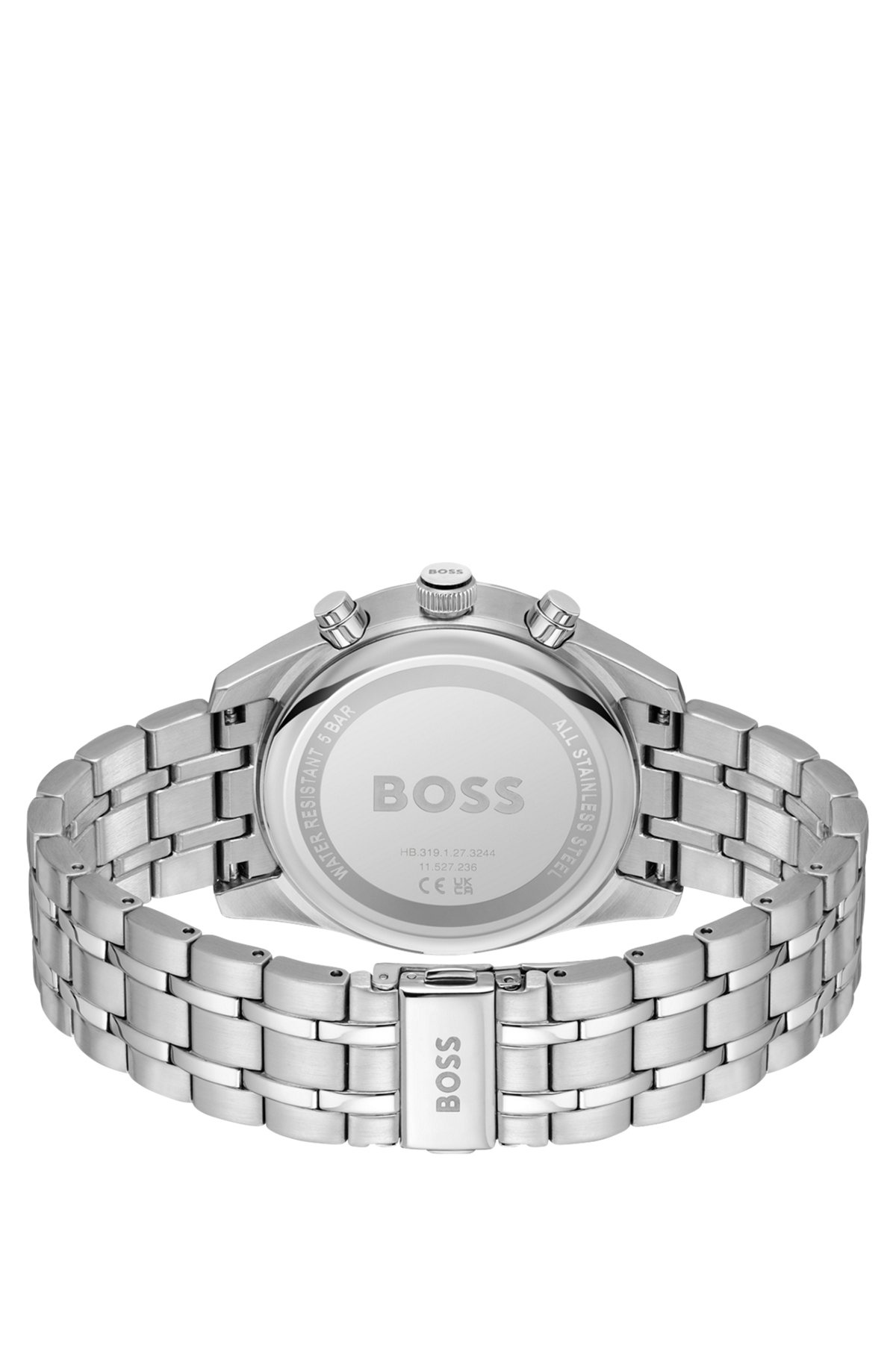 LINK-BRACELET CHRONOGRAPH WATCH WITH GRAY DIAL - 3