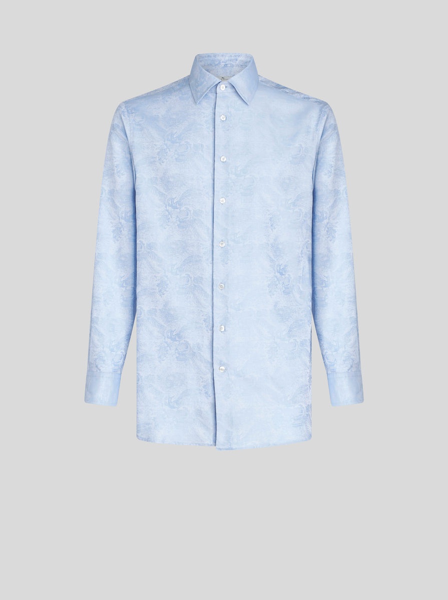 COTTON JACQUARD SHIRT - 1