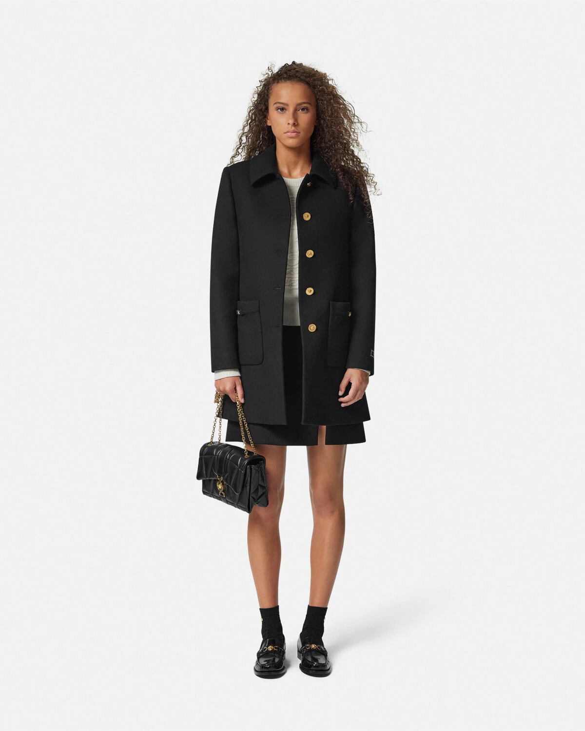 A-Line Felted-Wool Coat - 2