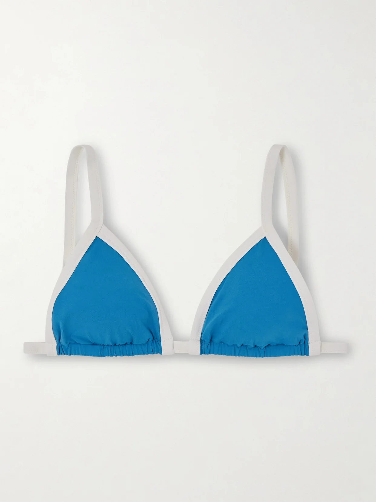 Porto Two-tone Triangle Bikini Top - 1