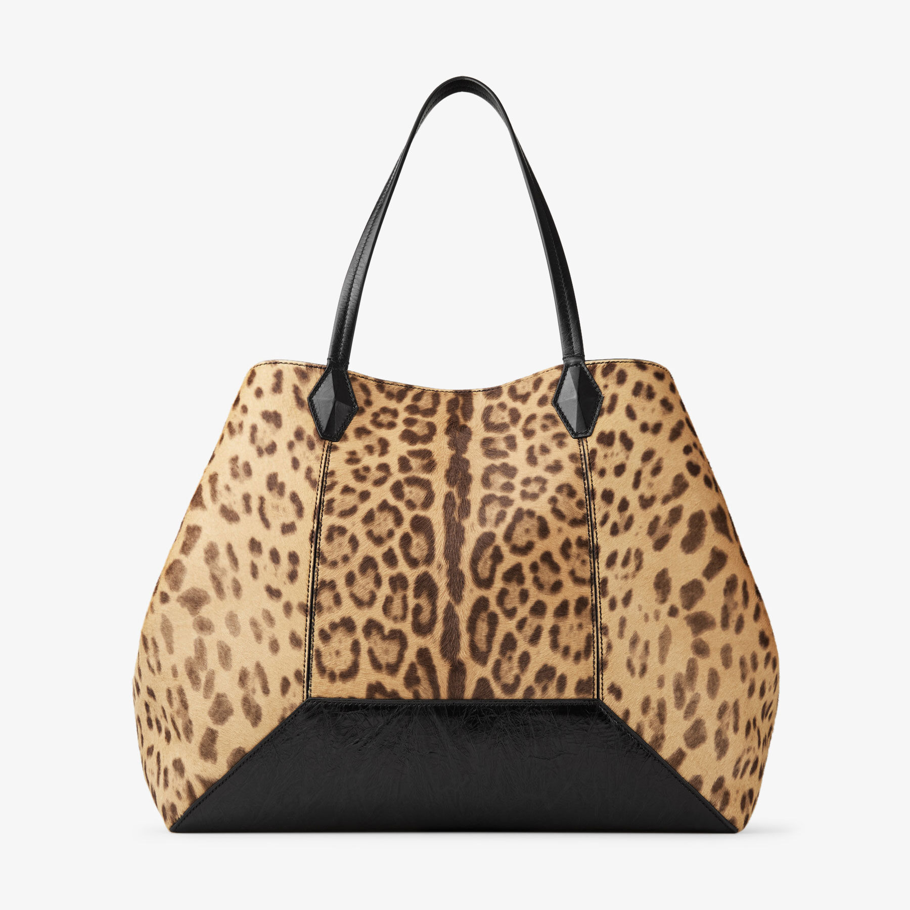 Diamond Tote/L
Natural Leopard Print Pony Tote Bag - 5