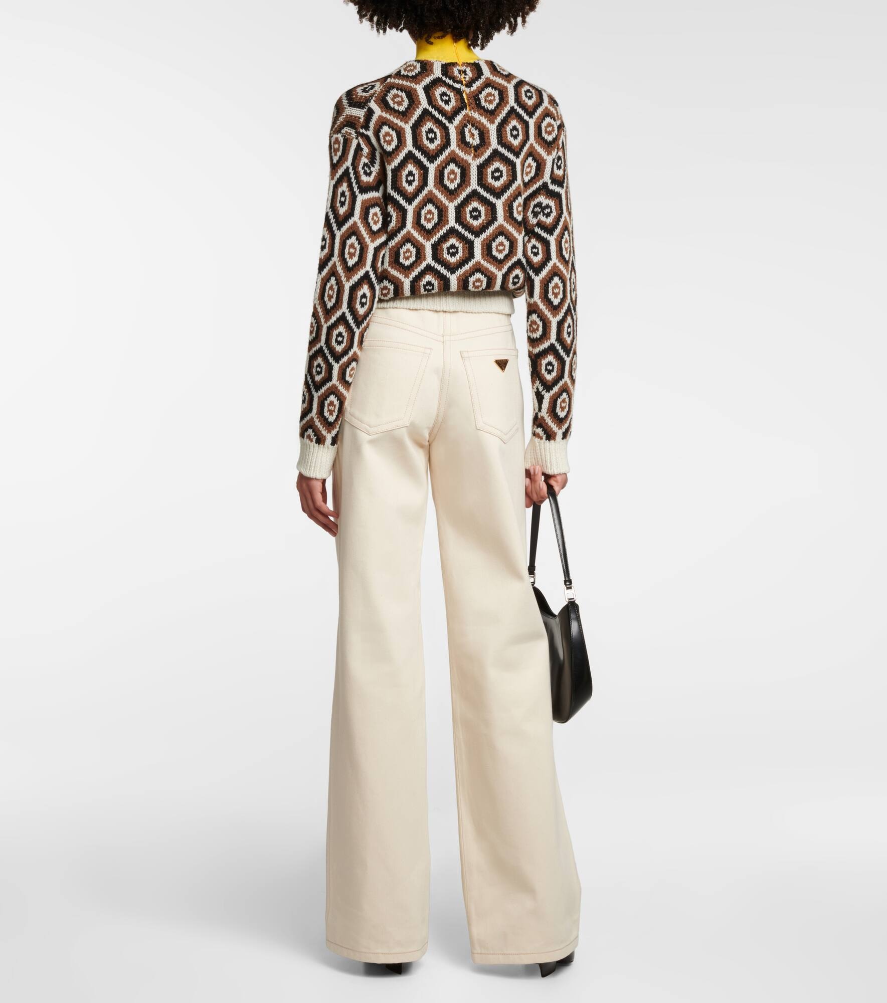 High-rise wide-leg jeans - 3