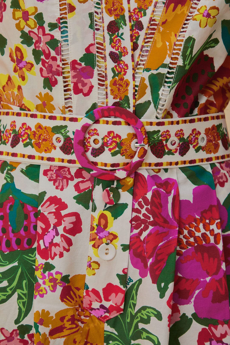Off-White Flowerful Sketch Romper 7